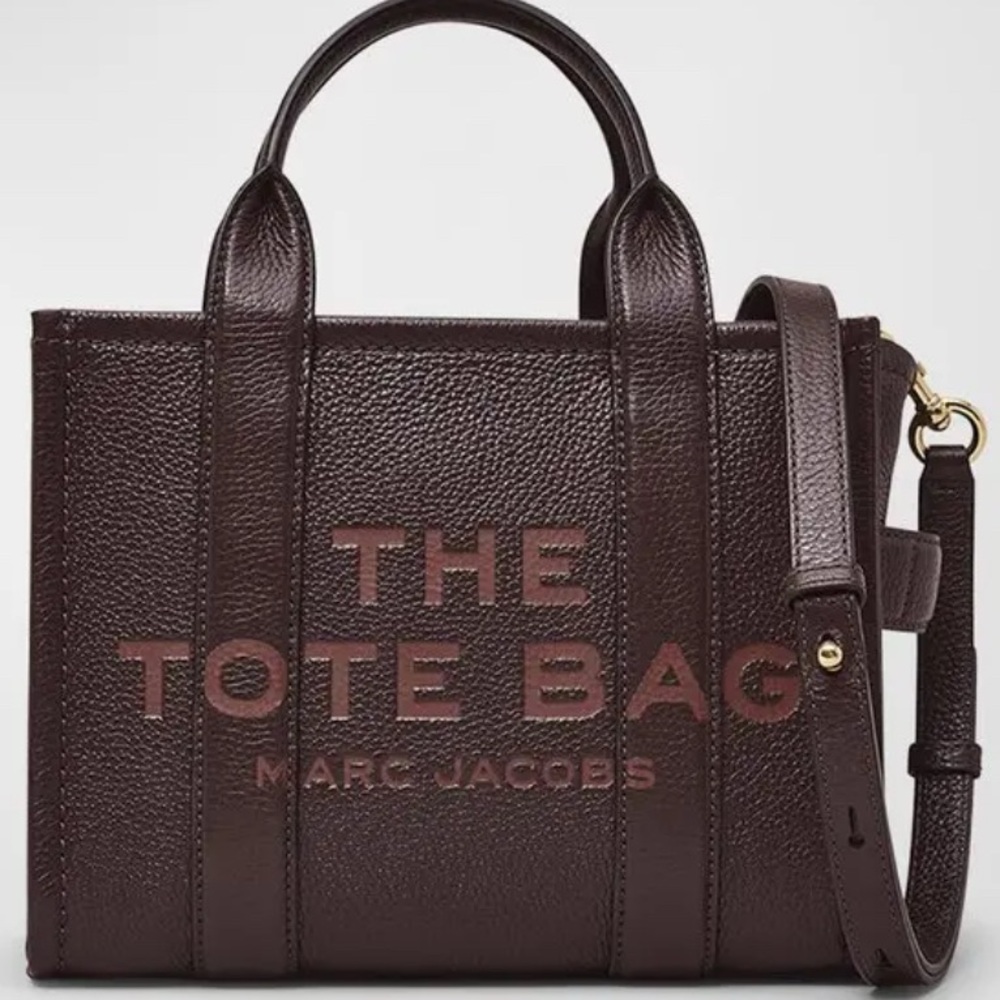 MARC JACOBS The Tote Bag in GANACHE Grained Calfskin NWOT/Medium